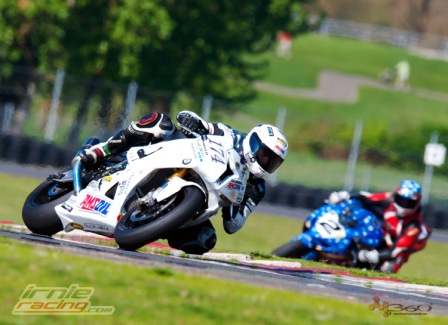 Marcel Irnie and his BMW S1000RR in Portland