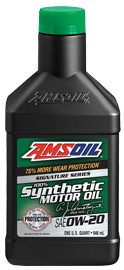AMSOIL Signature Series 100% Synthetic 0W-20 Motor Oil