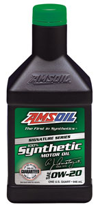 AMSOIL Signature Series 100% Synthetic 0W-20 Motor Oil