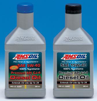 AMSOIL 5W-40 & 15W-40 API CJ-4 Diesel Engine Oils