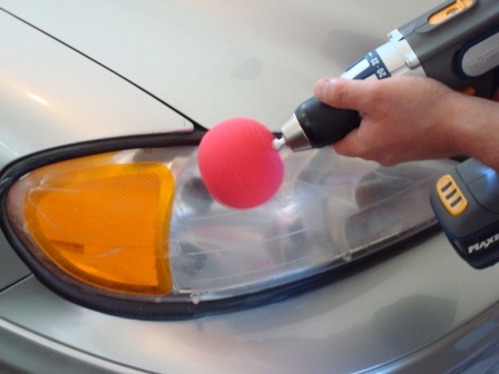 Headlight Polishing with Powerball Mini