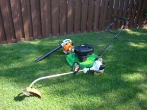 Lawn Boy Mower and Stihl Leaf Blower and Trimmer