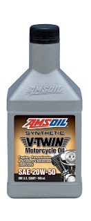 AMSOIL Synthetic 20W-50 V-Twin Motorcycle Oil