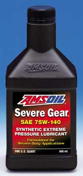 AMSOIL SEVERE GEAR® Synthetic 75W-140 Extreme Pressure Lubricant