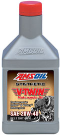 AMSOIL Synthetic 20W-40 V-Twin Motorcycle Oil