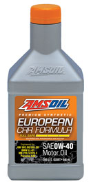 AMSOIL European Car Formula Full-SAPS Synthetic 0W-40 Motor Oil
