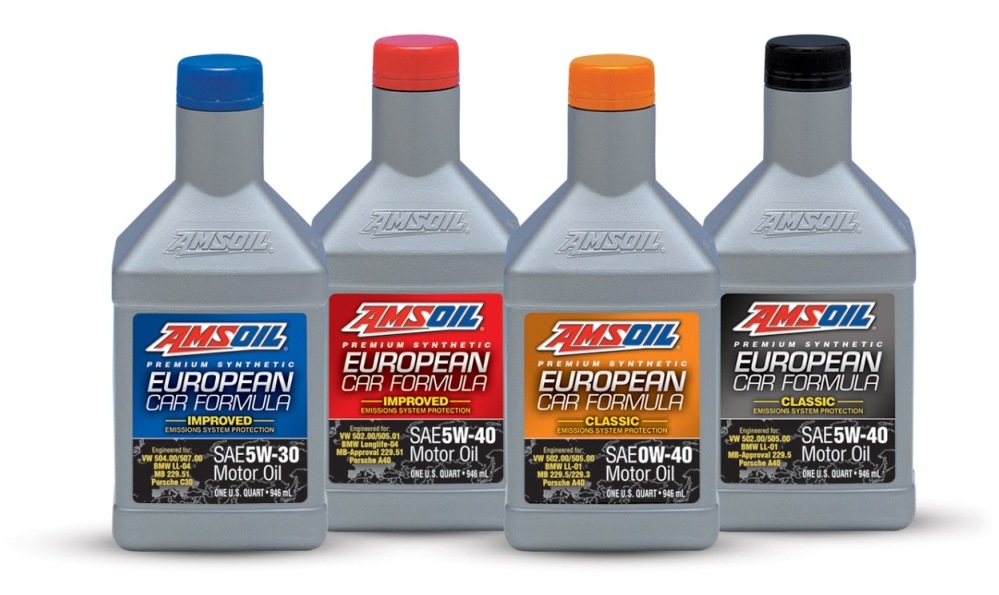 AMSOIL European Synthetic Motor Oil Collection