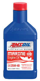 AMSOIL Synthetic-Blend 25W-40 Marine Oil