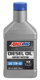 AMSOIL Heavy-Duty Synthetic 15W-40 Diesel Oil